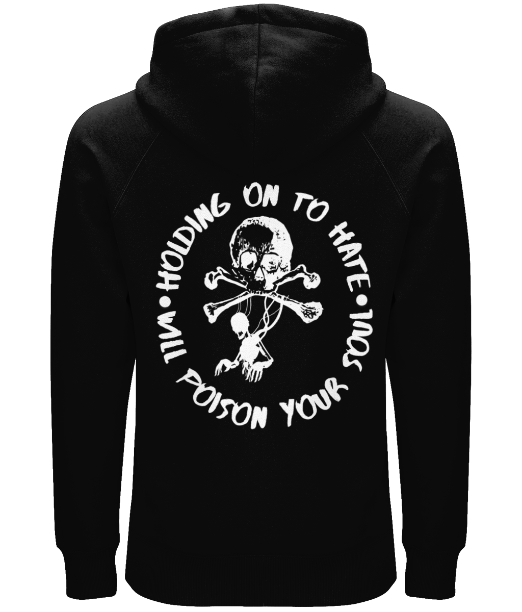 ''Release The Hate'' Premium Organic Black Hoodie