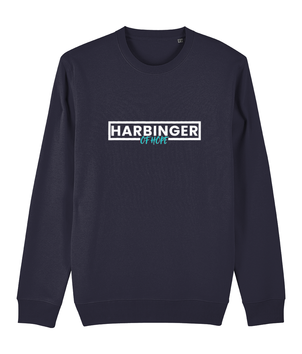 ''Harbinger of Hope'' Premium Organic Black Sweatshirt