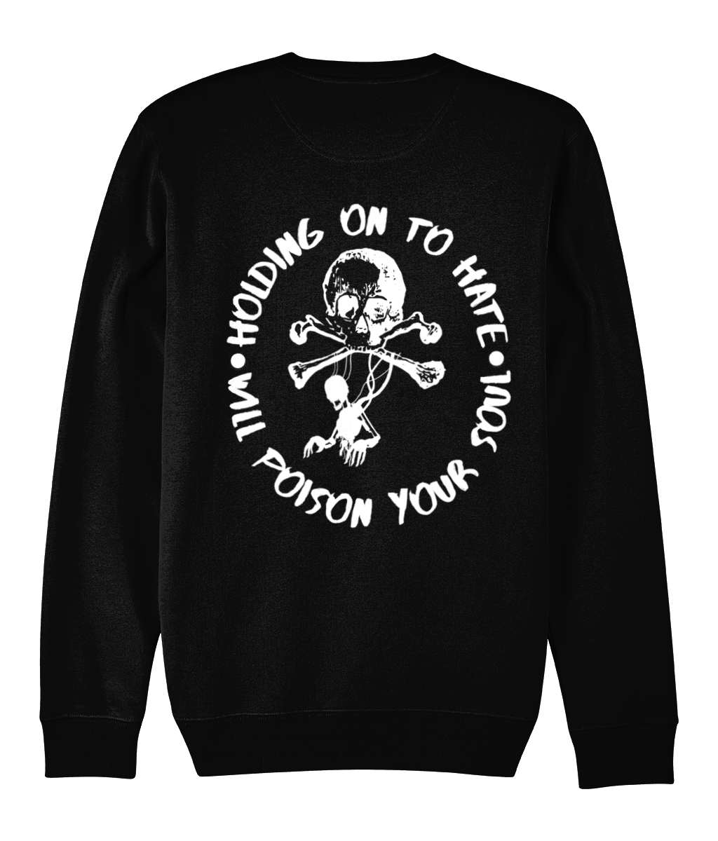 ''Release The Hate'' Premium Organic Black Sweatshirt